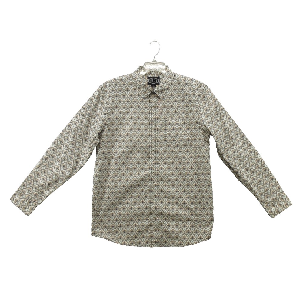 Gibson Men Shirt Large Western Long Sleeve Cotton Blend New